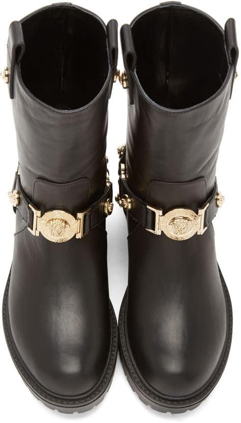 versace sladers medusa|versace medusa boots.